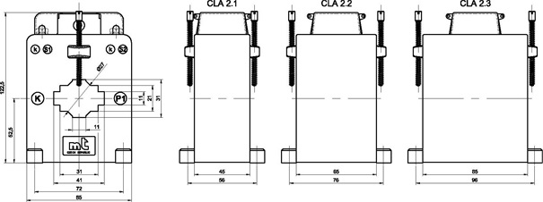 CLA 2.3 150/5A 5VA 0,5S ověřený