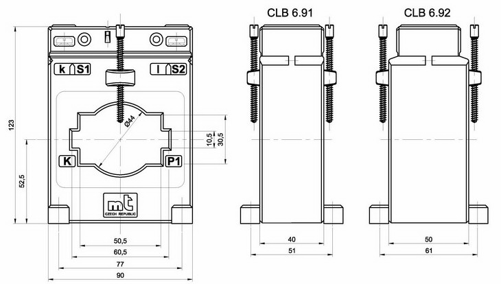 CLB 6.92 400/5A 5VA 0,5S ověřený